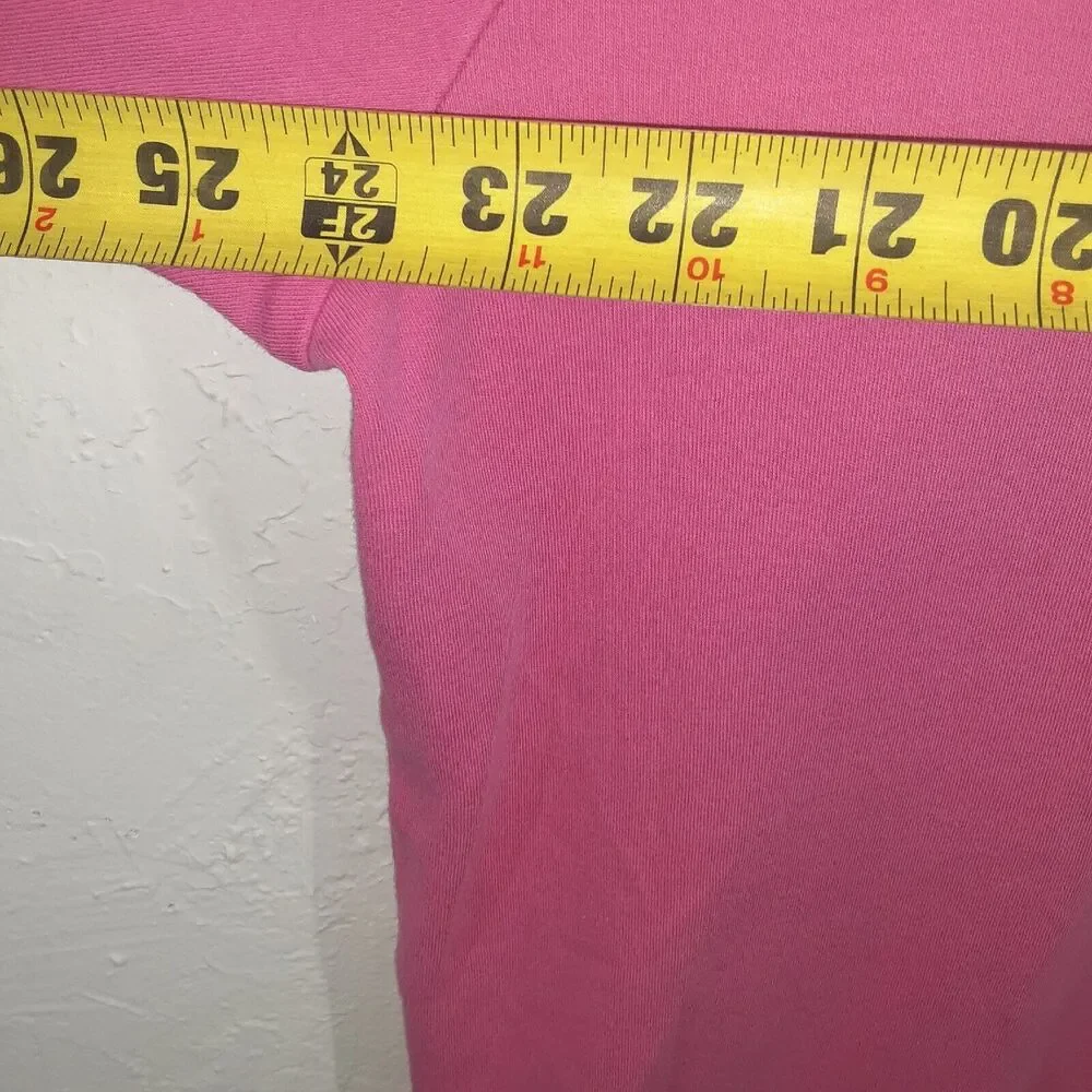 Polo Ralph Lauren Adult Mens L Large Pink Short Sleeve Shirt Orange Pony